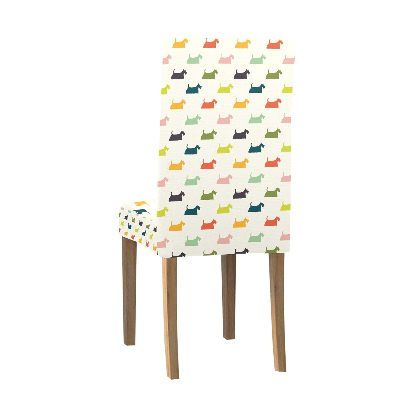 Scottish Terriers Print Design LKS305 Dining Chair Slipcover
