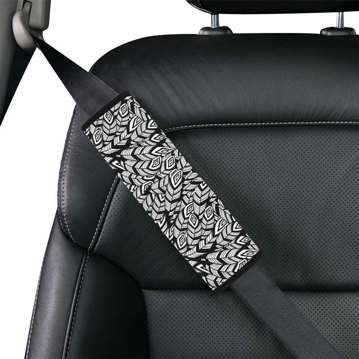 Tribal Pattern Print Design LKS302 Car Seat Belt Cover