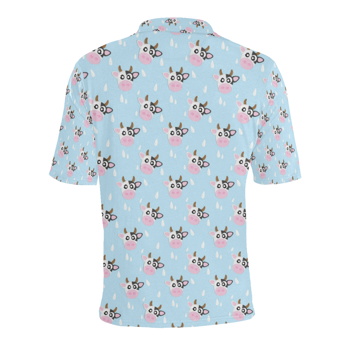 Cow Pattern Print Design 07 Men Polo Shirt