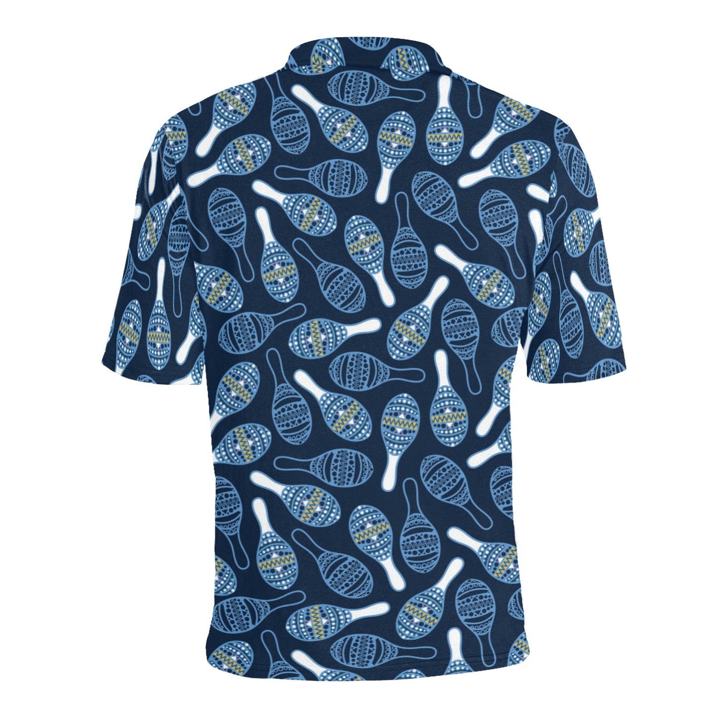 Maracas Print Design LKS401 Men Polo Shirt