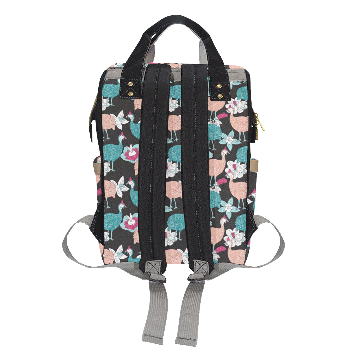 Guinea Fowl Pattern Print Design 03 Diaper Bag Backpack