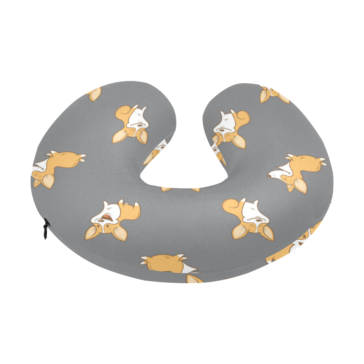 Pembroke Welsh Corgis Pattern Print Design A02 U-Shaped Travel Neck Pillow