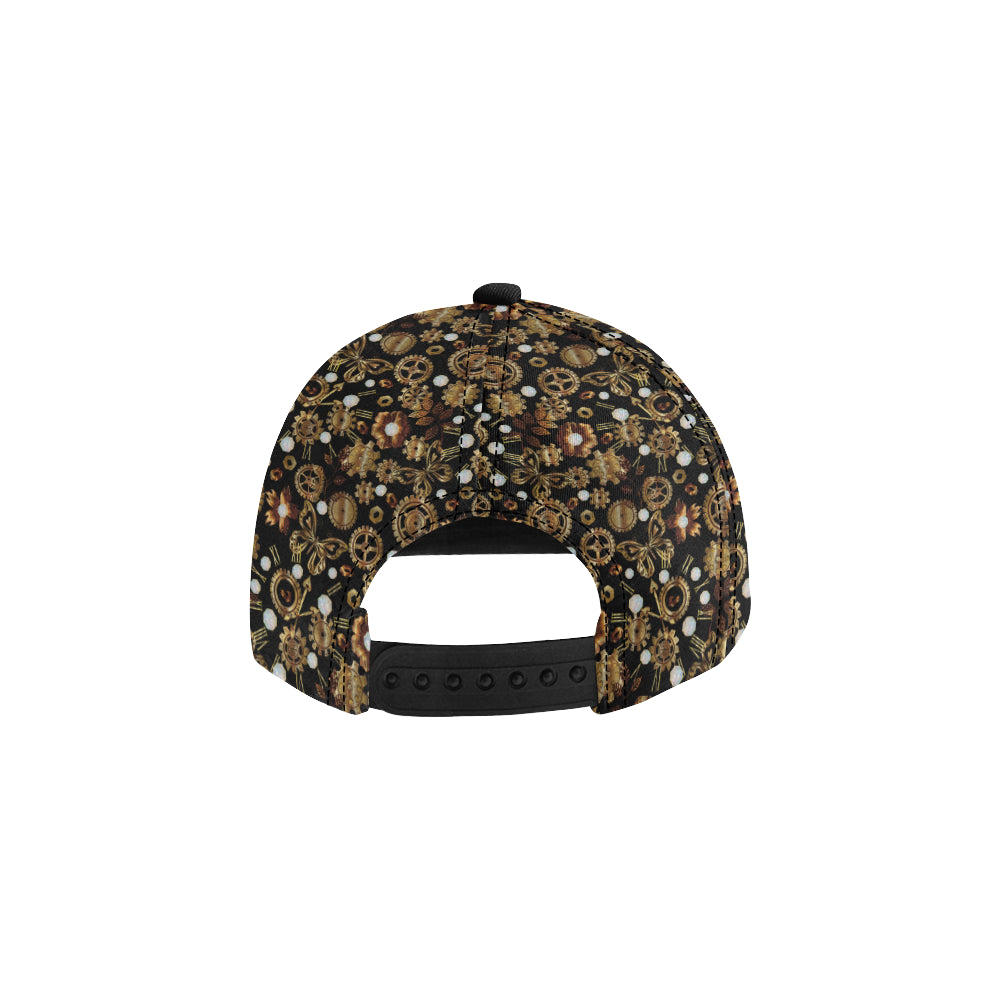 Steampunk Butterfly Design Themed Print Snapback Cap