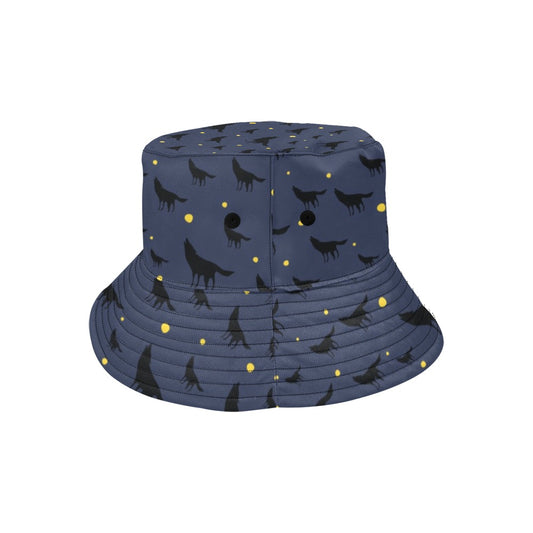 Wolf Print Design LKS301 Unisex Bucket Hat