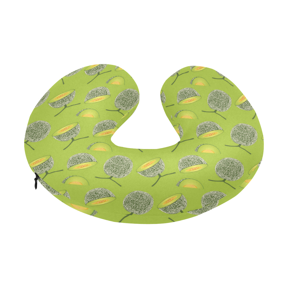 Cantaloupe Pattern Print Design 03 U-Shaped Travel Neck Pillow