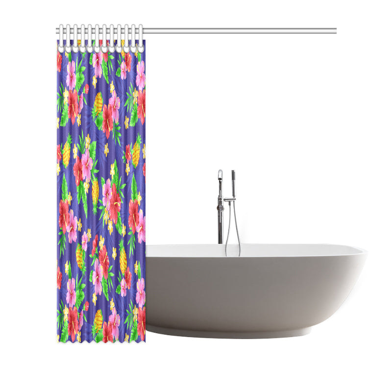 Hawaiian Themed Pattern Print Design H05 Shower Curtain