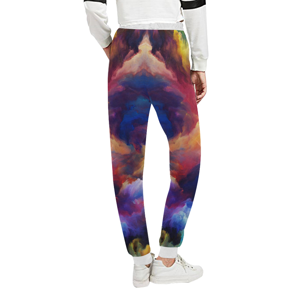 Vortex Twist Swirl Water Color Design Unisex Sweatpants