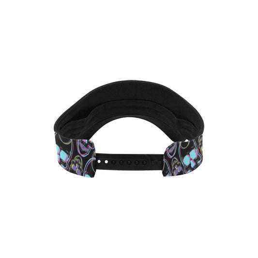 Skull 3D Colorful Print Design LKS309 Unisex Sun Visor
