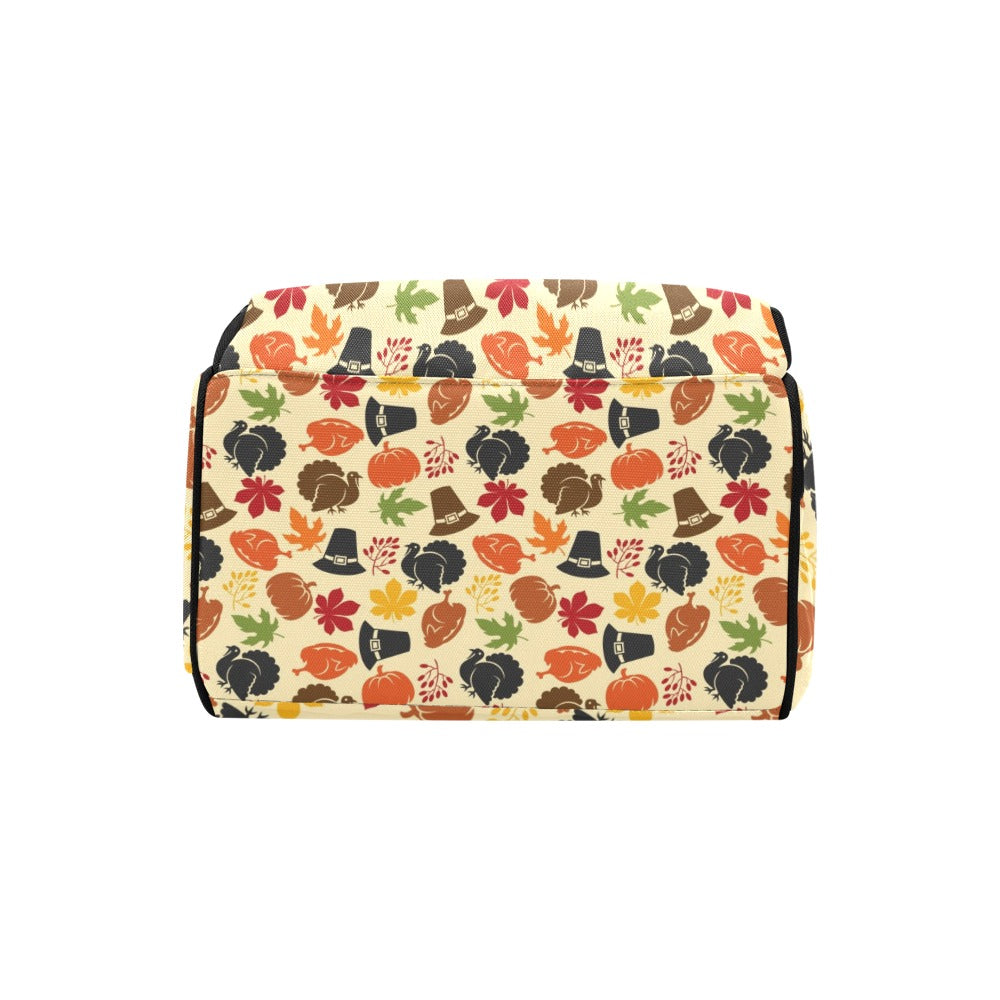 Thanksgiving Print Design LKS303 Diaper Bag Backpack