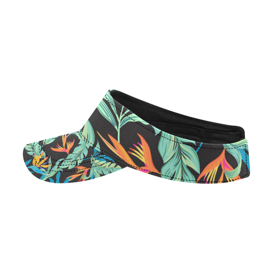 Tropical Palm Leaves Hawaiian Flower Unisex Sun Visor