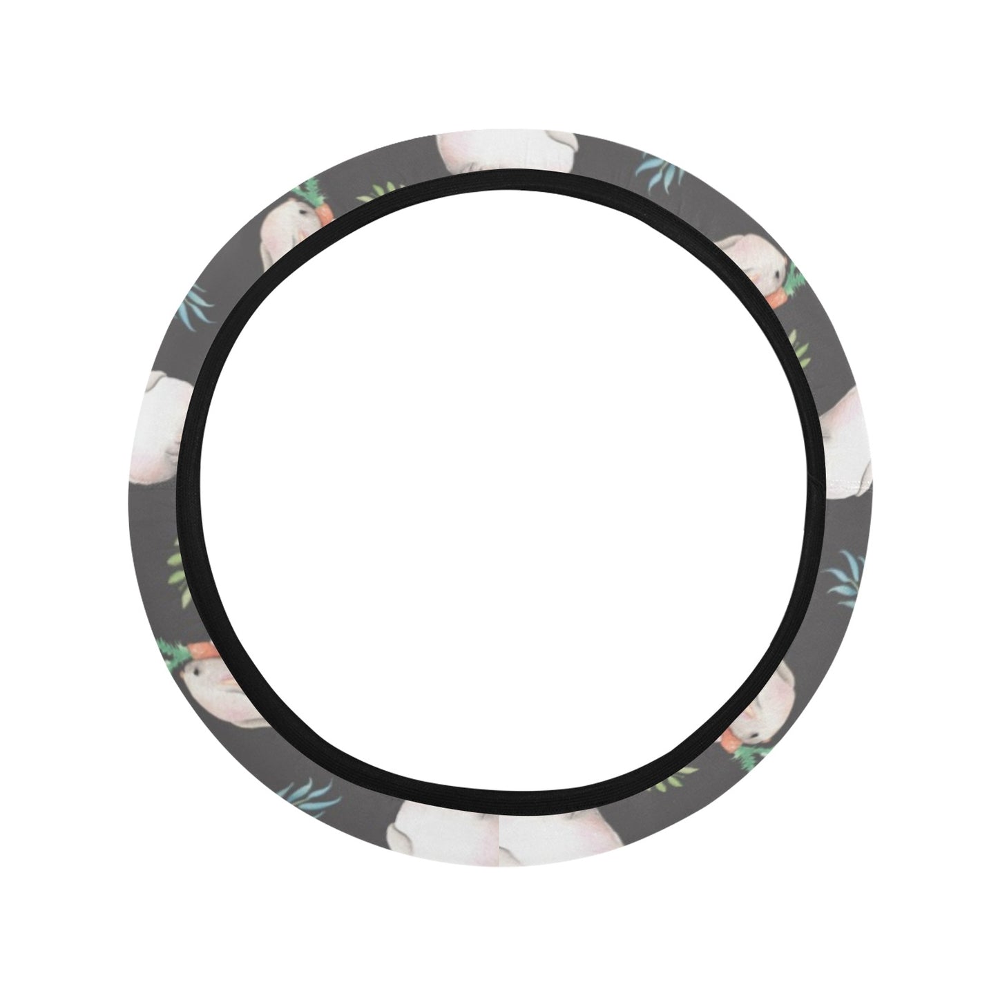 Rabbit Print Design LKS402 Steering Wheel Cover with Elastic Edge