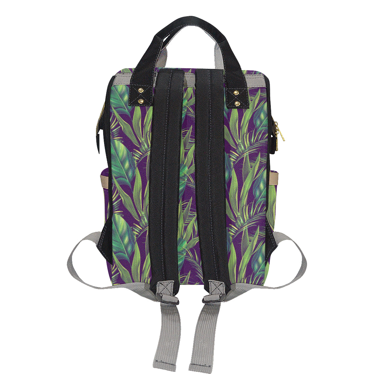 Palm Leaves Pattern Print Design PL03 Diaper Bag Backpack