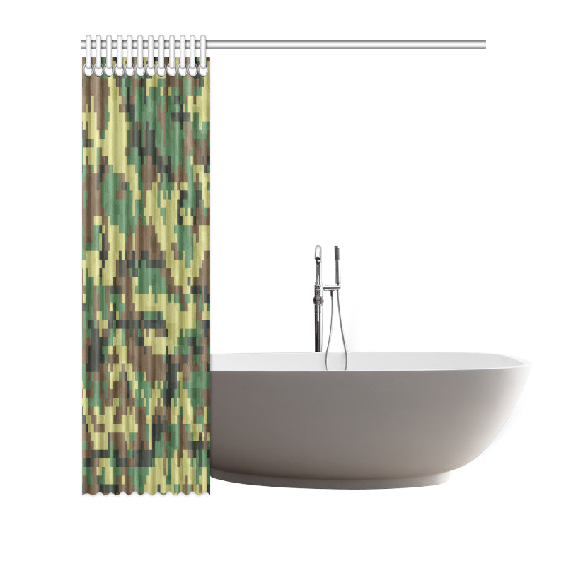 ACU Army Digital Pattern Print Design 02 Shower Curtain