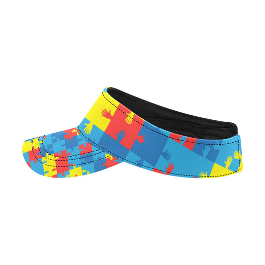 Autism Awareness Design Themed Print Unisex Sun Visor