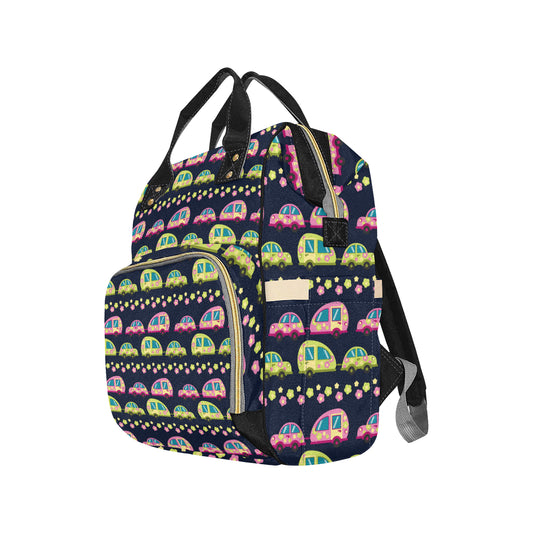 Camper Cute Camping Design No 3 Print Diaper Bag Backpack
