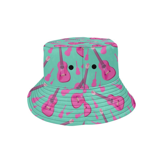 Acoustic Guitar Print Design LKS405 Unisex Bucket Hat