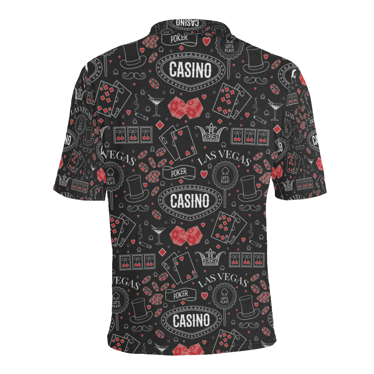 Casino Pattern Print Design 04 Men Polo Shirt