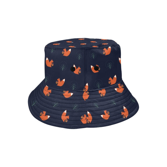 Squirrel Print Design LKS303 Unisex Bucket Hat