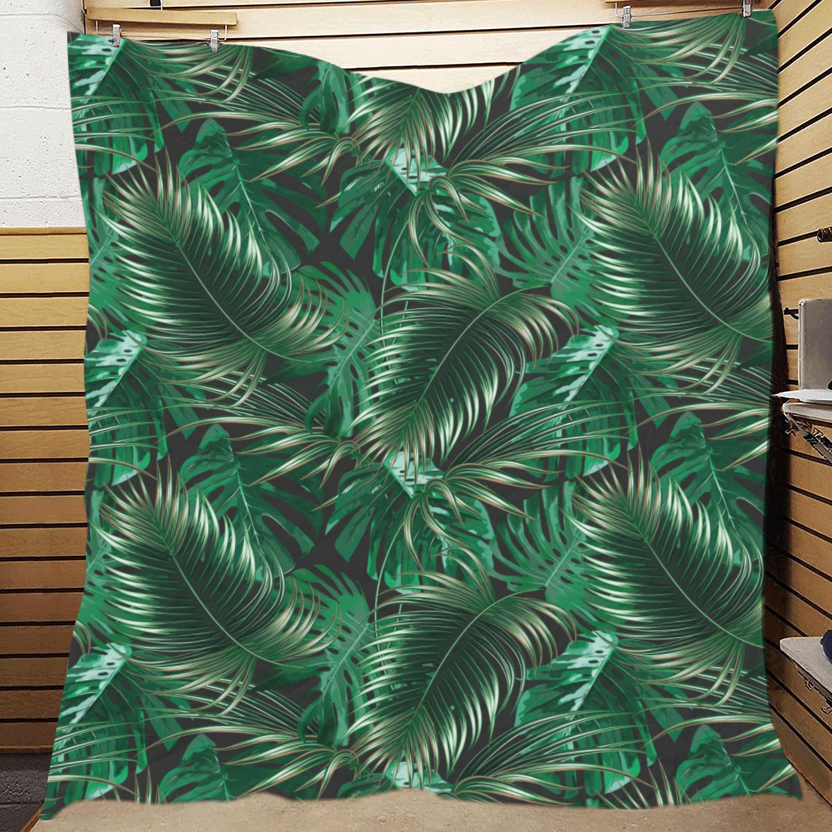 Tropical Flower Pattern Print Design TF012 Premium Quilt