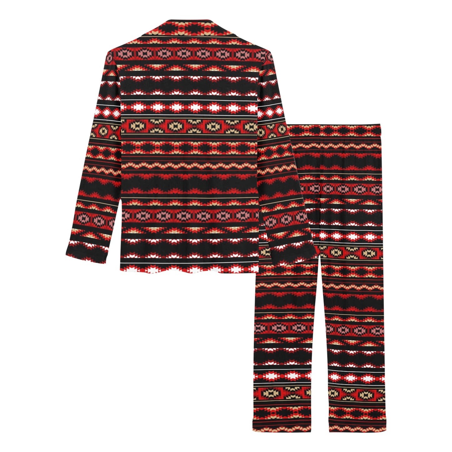 Southwestern Themed Women's Long Pajama Set