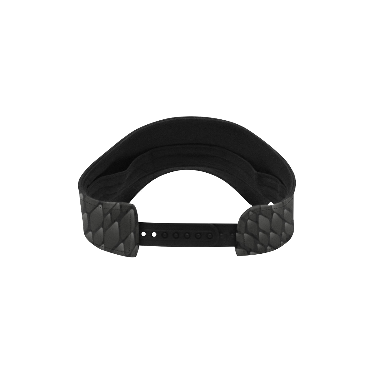 Snake Skin Black Print Unisex Sun Visor