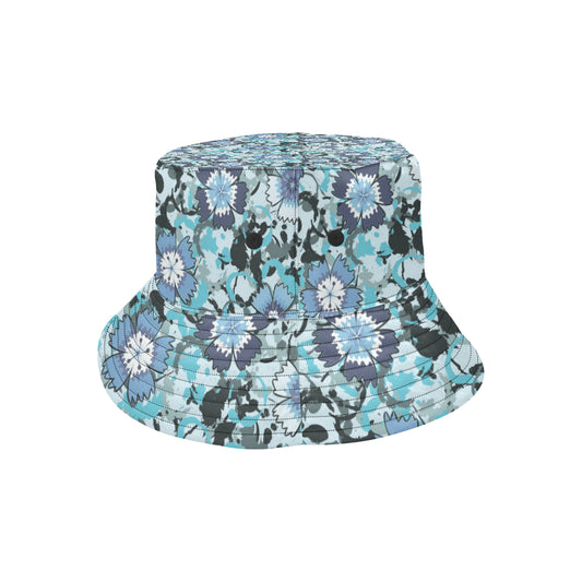 Carnations Pattern Print Design CN04 Unisex Bucket Hat
