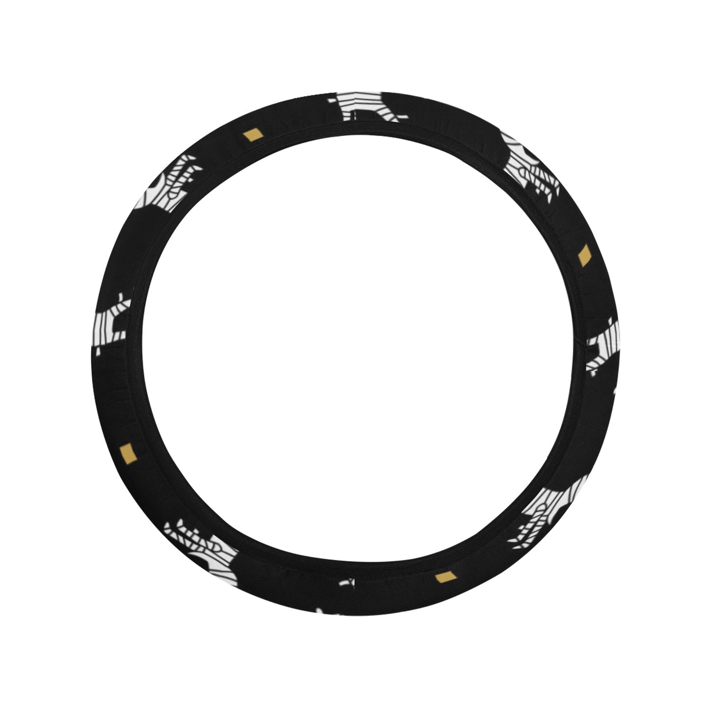 Mummy Cute Print Design LKS301 Steering Wheel Cover with Elastic Edge