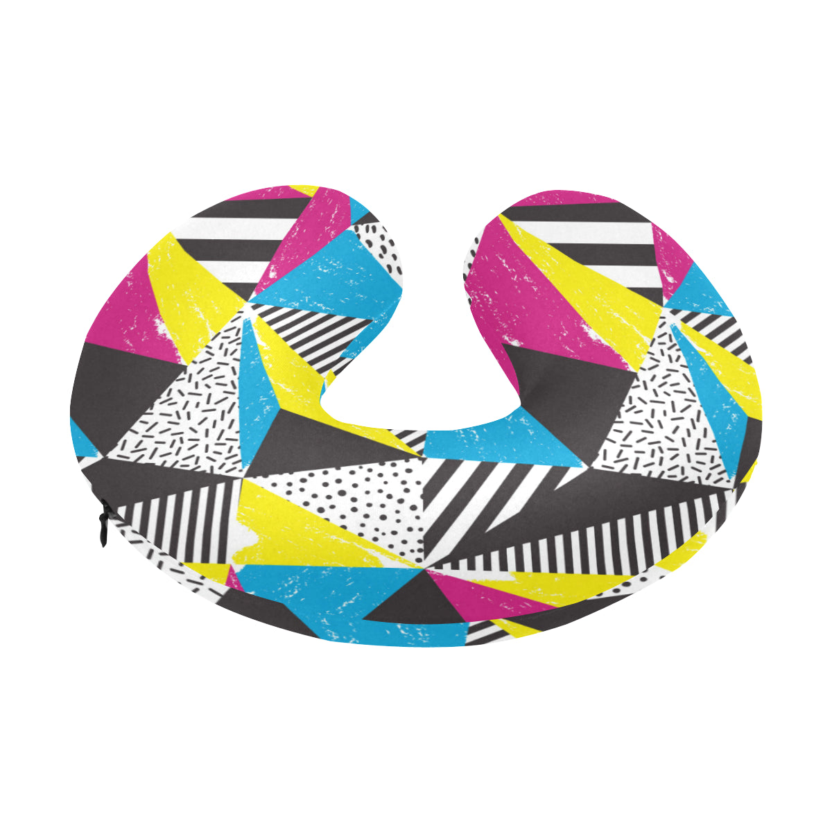 80s Pattern Print Design 2 U-Shaped Travel Neck Pillow