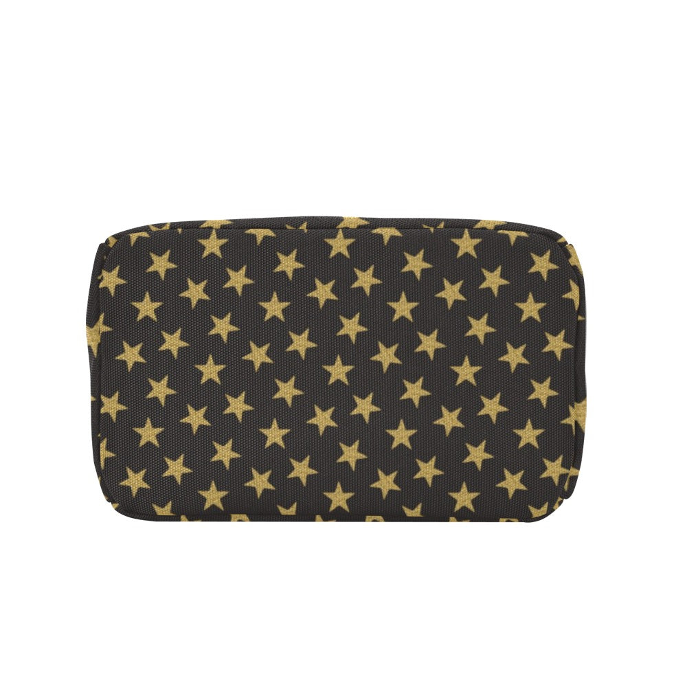 Star Gold Print Design LKS302 Insulated Lunch Bag