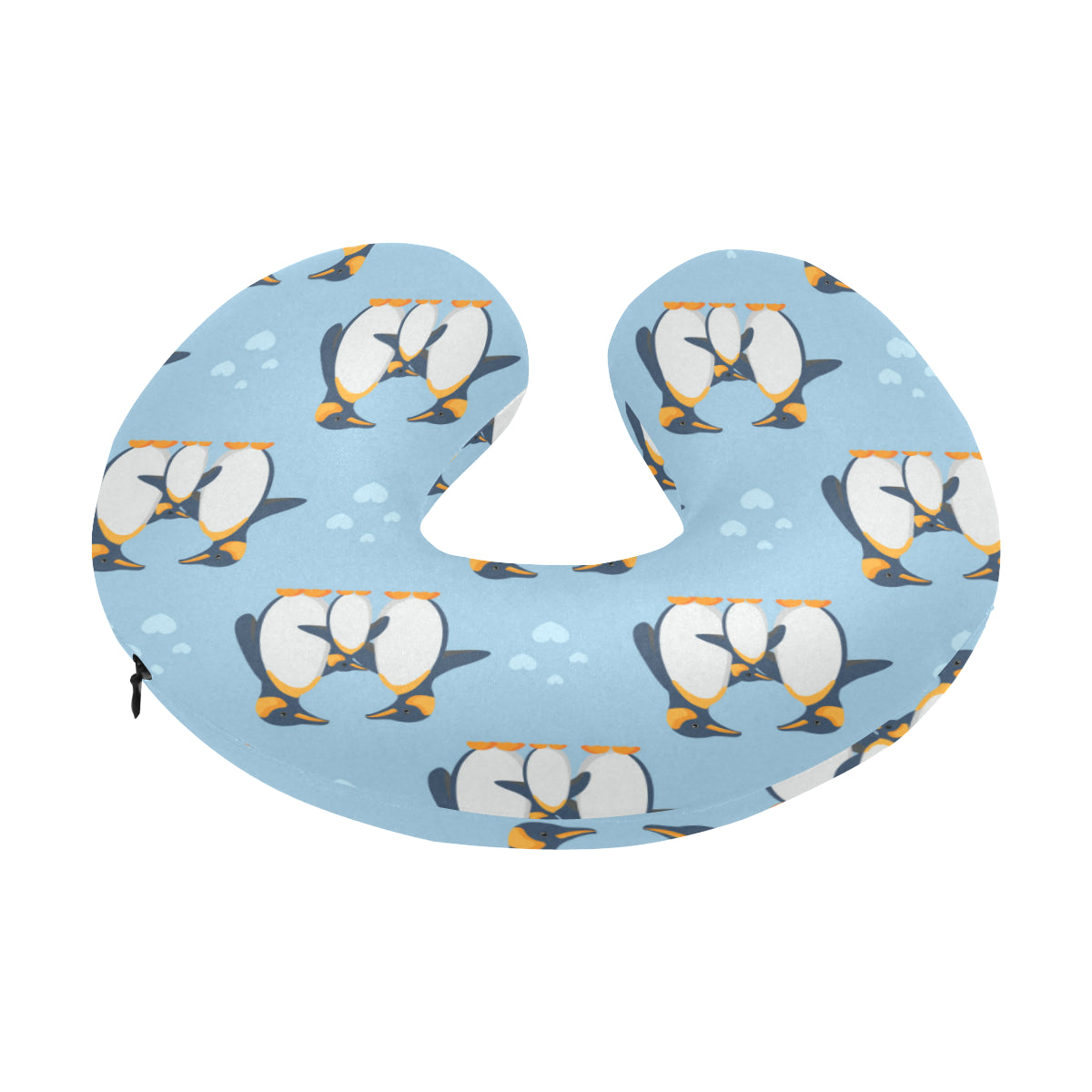 Penguin Pattern Print Design A04 U-Shaped Travel Neck Pillow