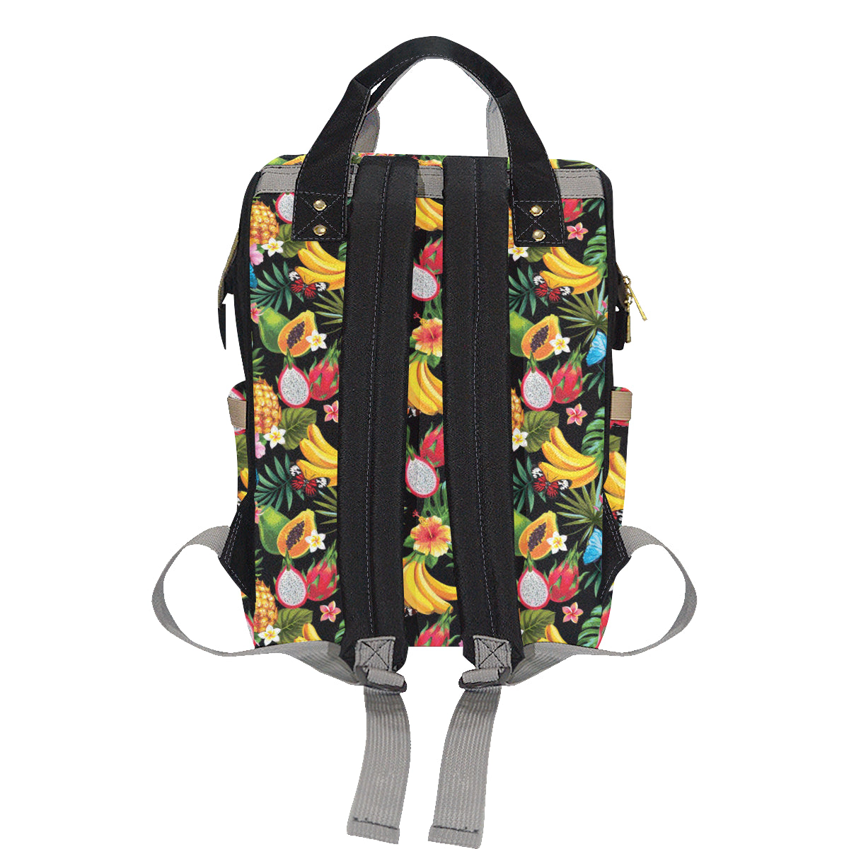 Tropical Fruits Pattern Print Design TF04 Diaper Bag Backpack