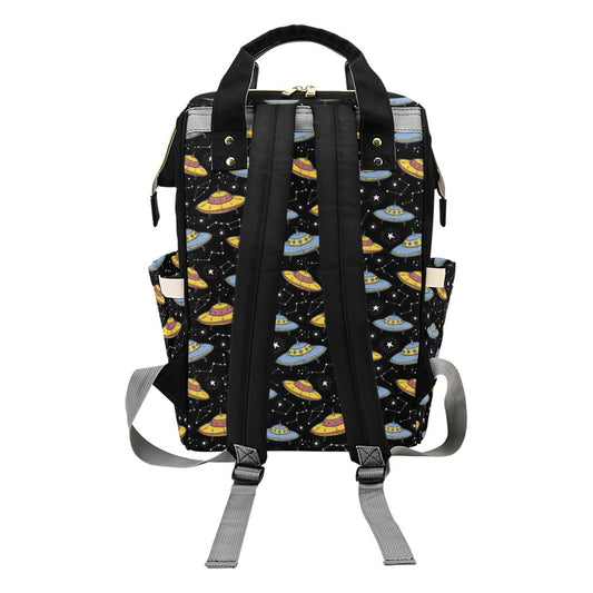 UFO Print Design LKS307 Diaper Bag Backpack