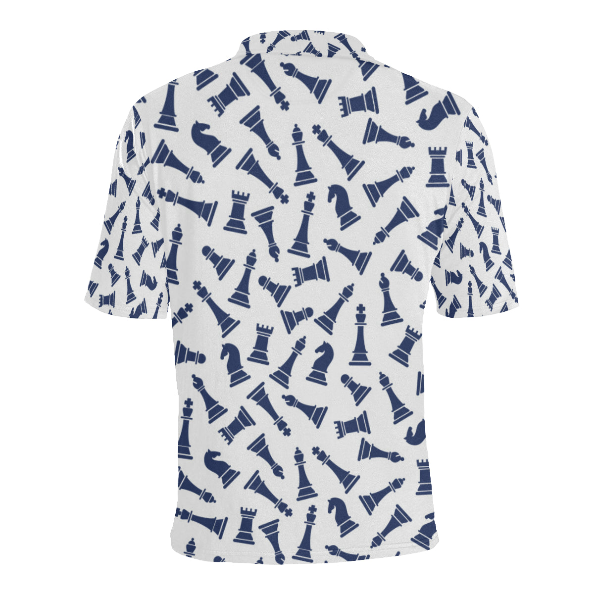 Chess Pattern Print Design 03 Men Polo Shirt