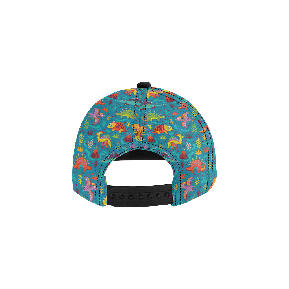 Dinosaur Cartoon Style Snapback Cap