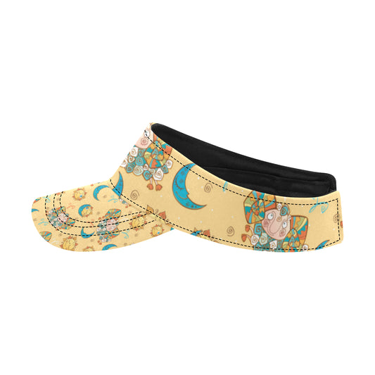 Aries Zodiac Pattern Print Design 03 Unisex Sun Visor
