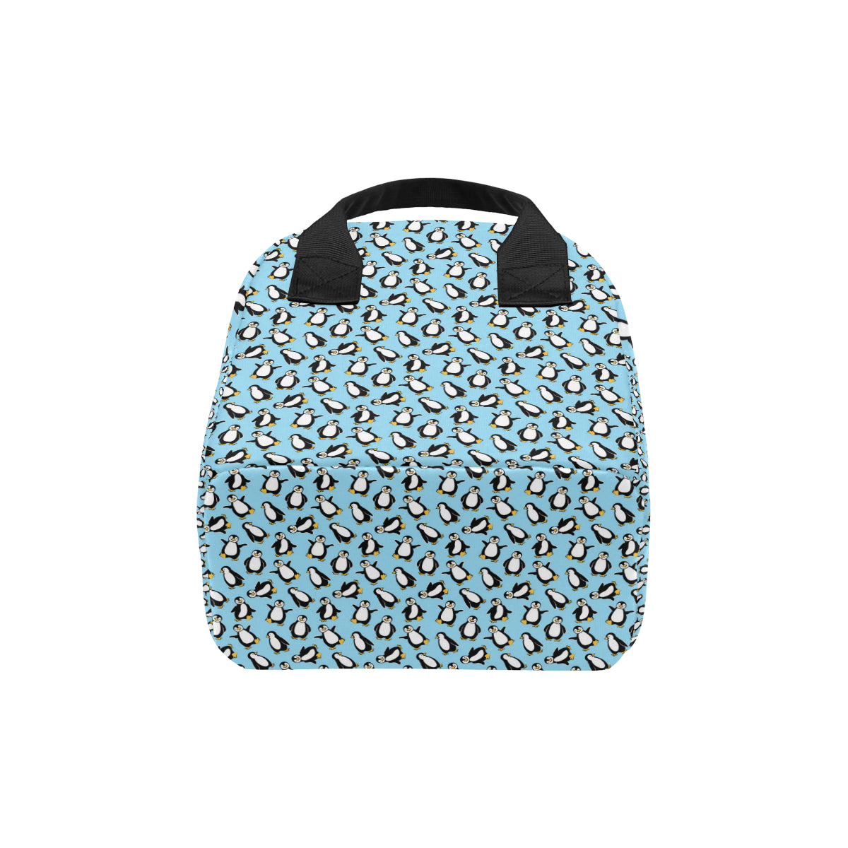 Penguin Happy Print Insulated Lunch Bag