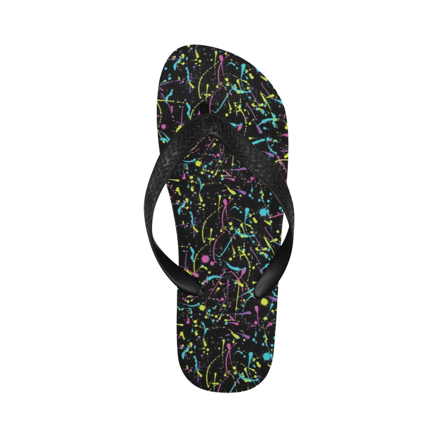 Splatter Multicolor Print Design LKS302 Flip Flops