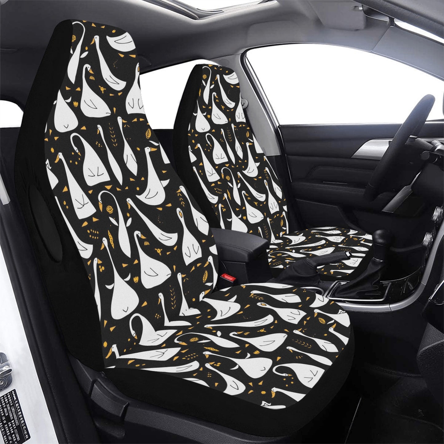 Goose Print Design LKS401 Car Seat Covers