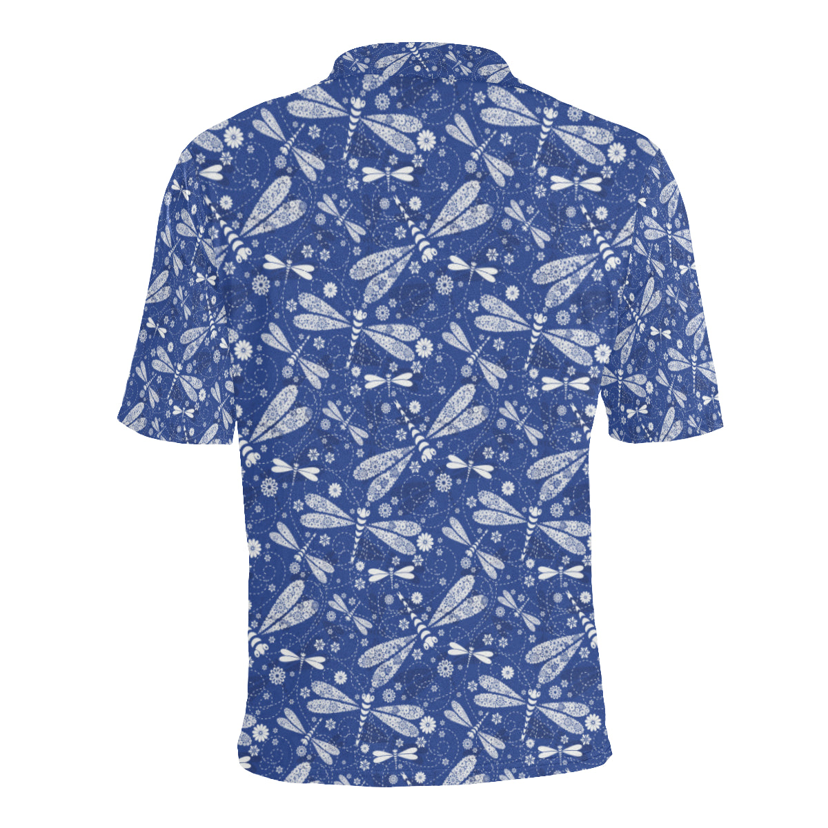 Dragonfly Pattern Print Design 03 Men Polo Shirt