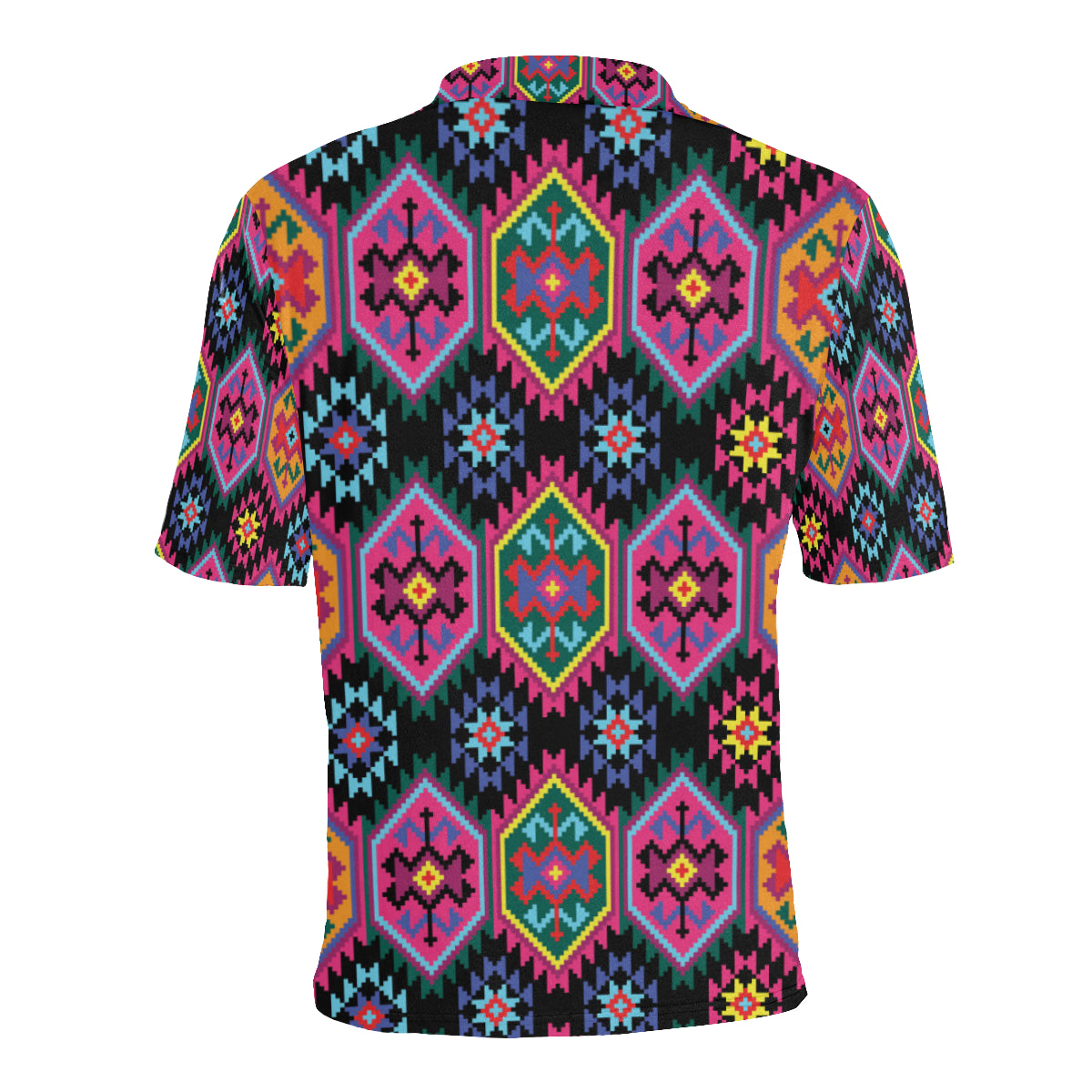 Mexican Pattern Print Design 02 Men Polo Shirt