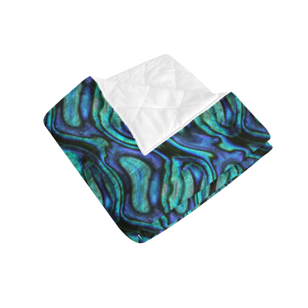 Abalone Pattern Print Design 02 Premium Quilt