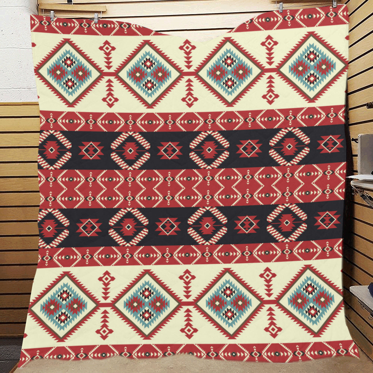 Navajo Pattern Print Design A05 Premium Quilt
