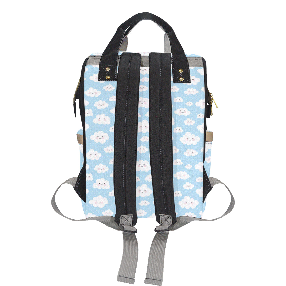 Cloud Pattern Print Design 02 Diaper Bag Backpack