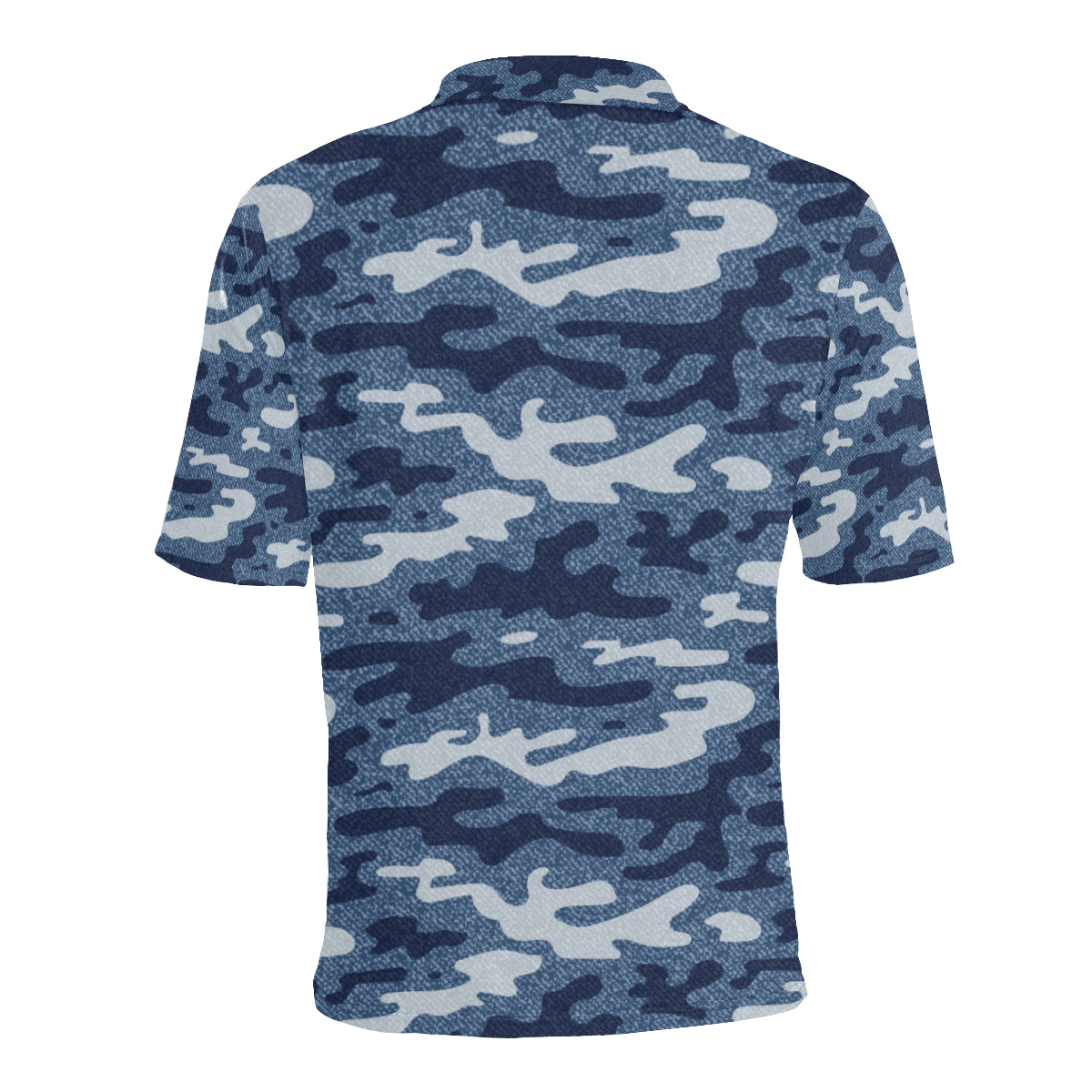 Jean Camouflage Pattern Print Design 05 Men Polo Shirt