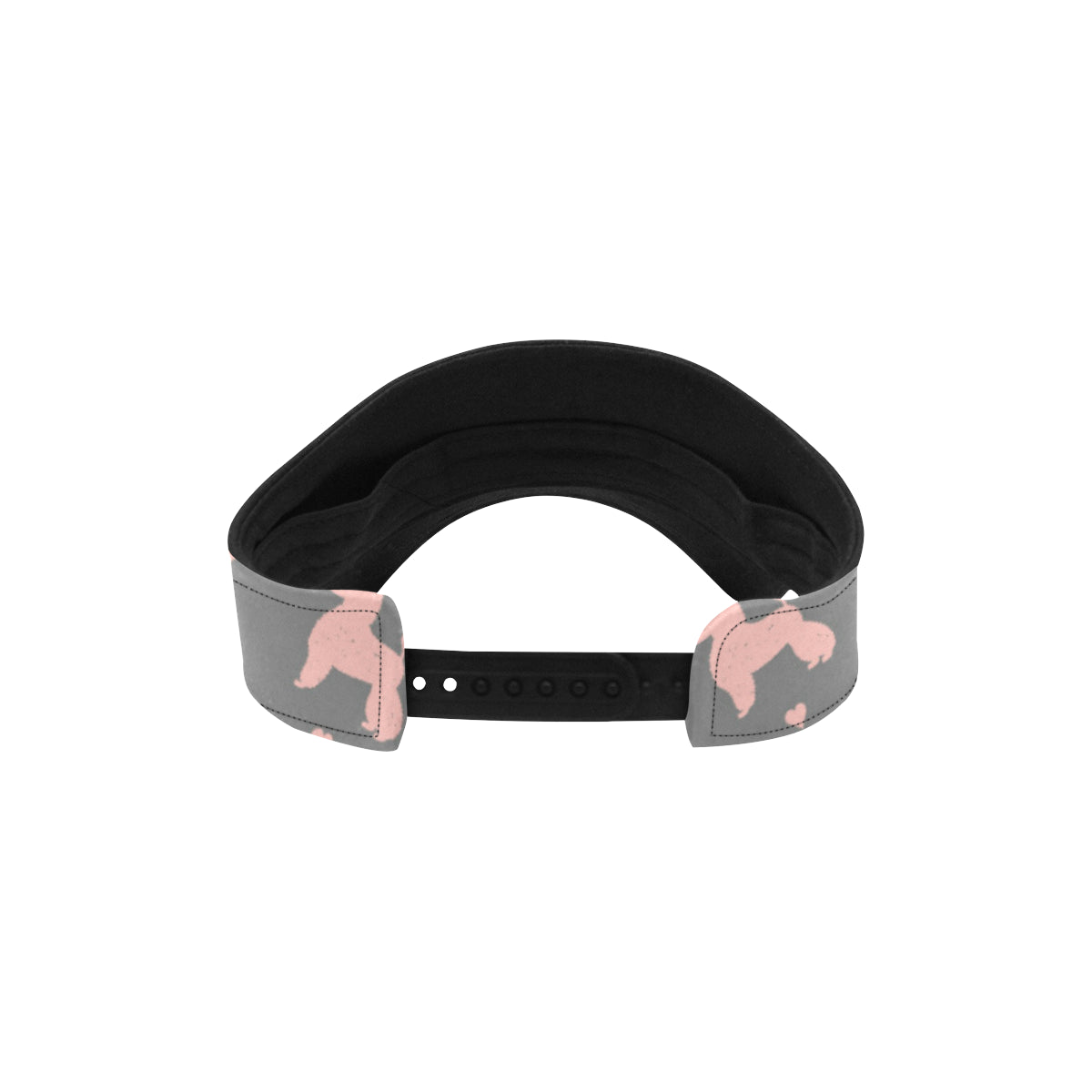 Poodle Pattern Print Design A02 Unisex Sun Visor
