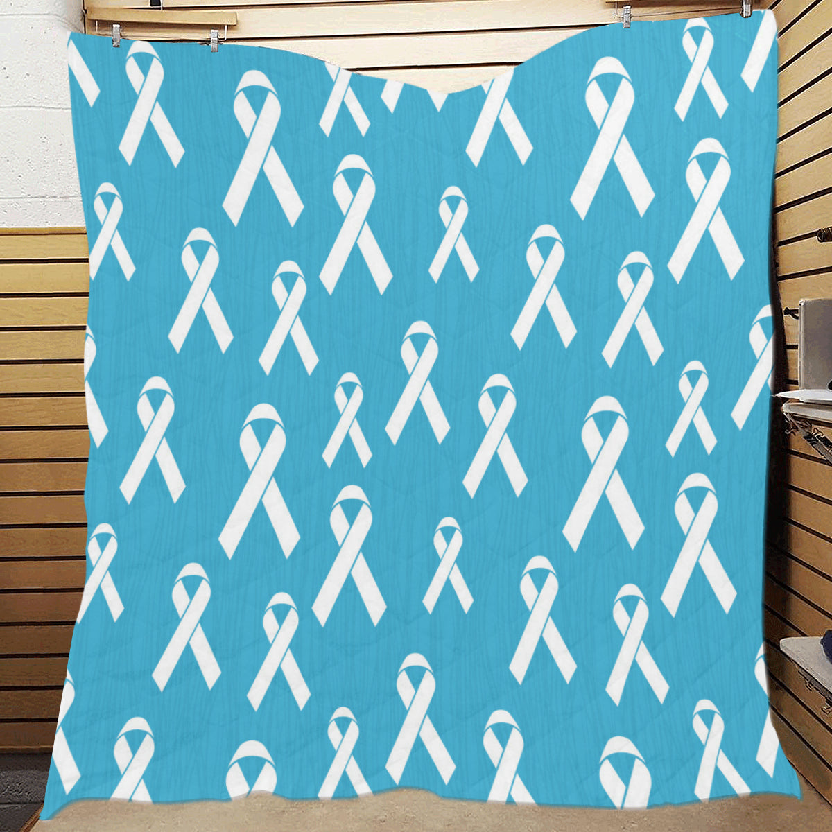 Liver cancer Pattern Print Design 01 Premium Quilt