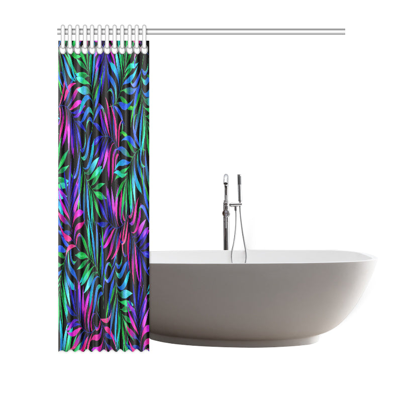Tropical Flower Pattern Print Design TF010 Shower Curtain