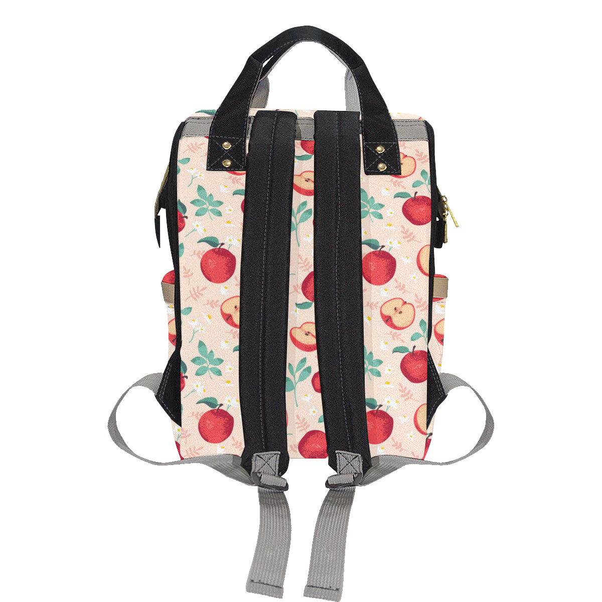 Apple Pattern Print Design AP06 Diaper Bag Backpack