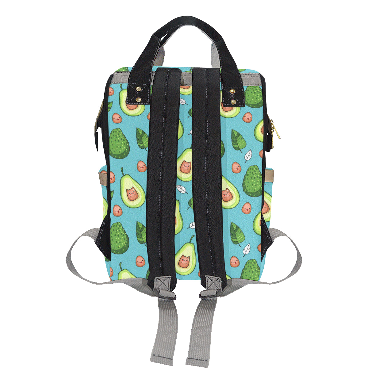Avocado Pattern Print Design AC05 Diaper Bag Backpack