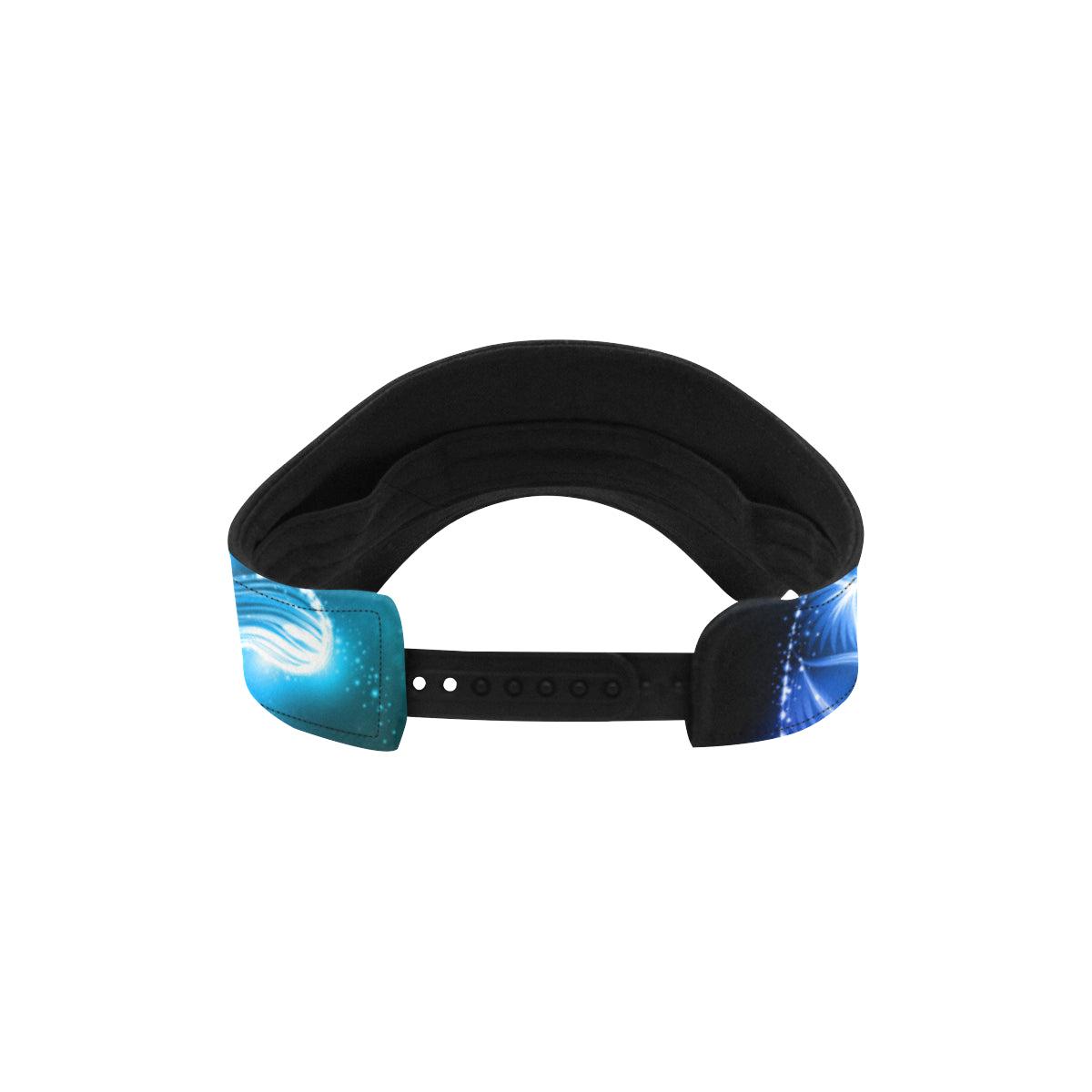 Blue Neon Sea Turtle Print Unisex Sun Visor